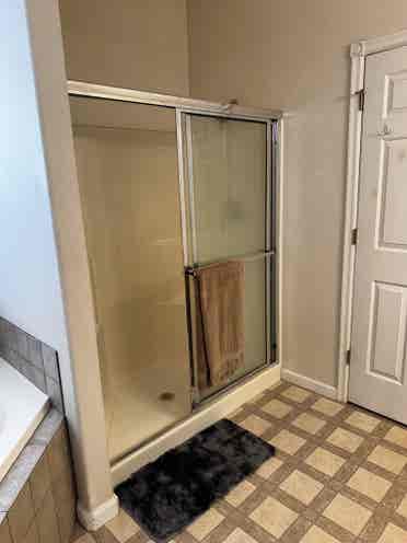 Private bathroom and walk-in closet