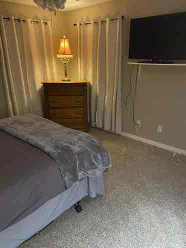 Private bedroom with private  bath