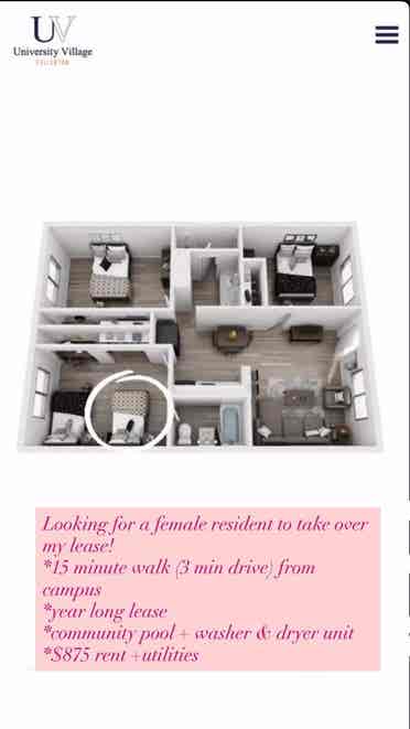 Looking for female roommate!