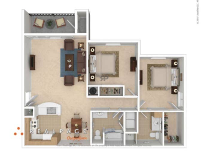 3rd floor apartment room offer M/F