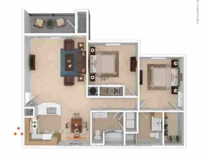 3rd floor apartment room offer M/F