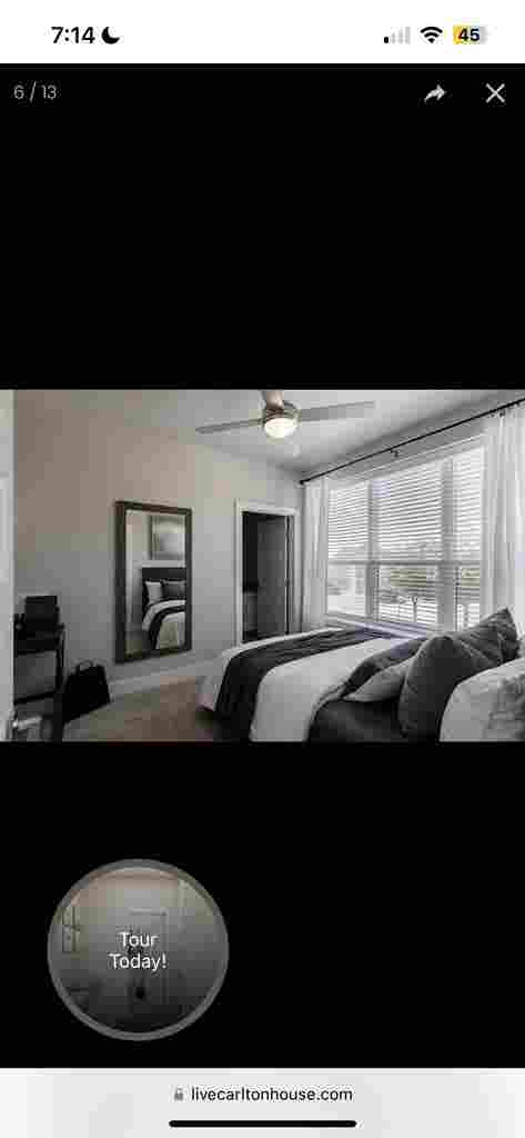 1 bedroom apartment at the Carlton