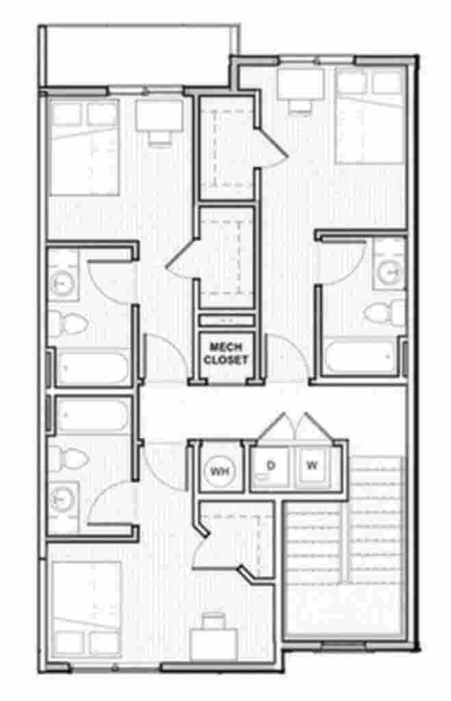 Uncommon Housing Townhouse Room