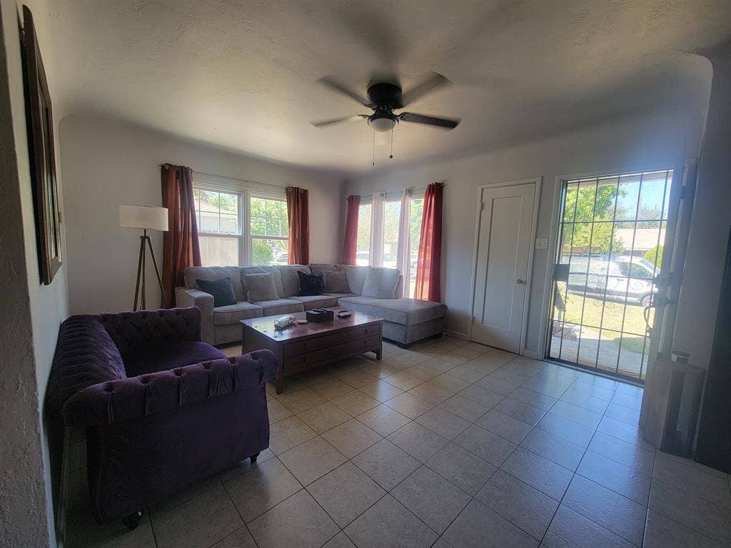 Open spaced feel with natural light