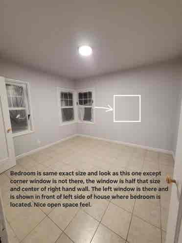 Open spaced feel with natural light
