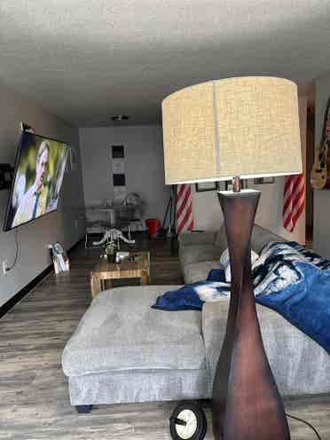 Couch/Blow Up Mattress Livingroom