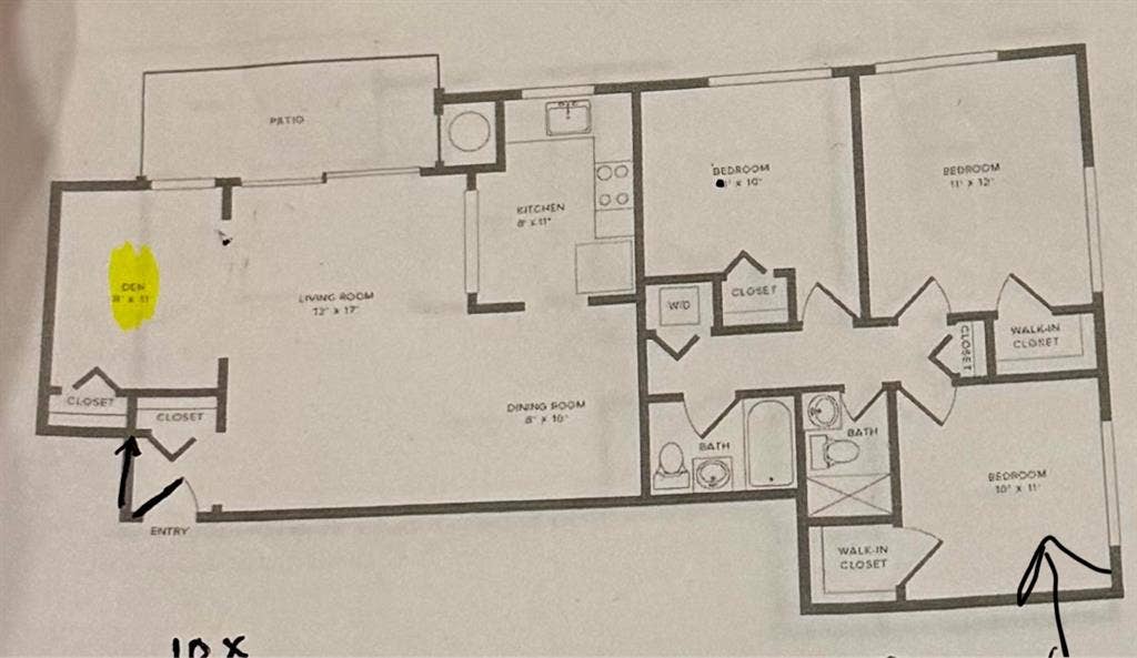 3 Bedrooms Apartment Lease transfer