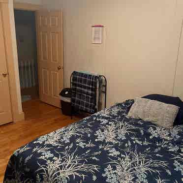 Cozy bedroom in Enfield, NH.