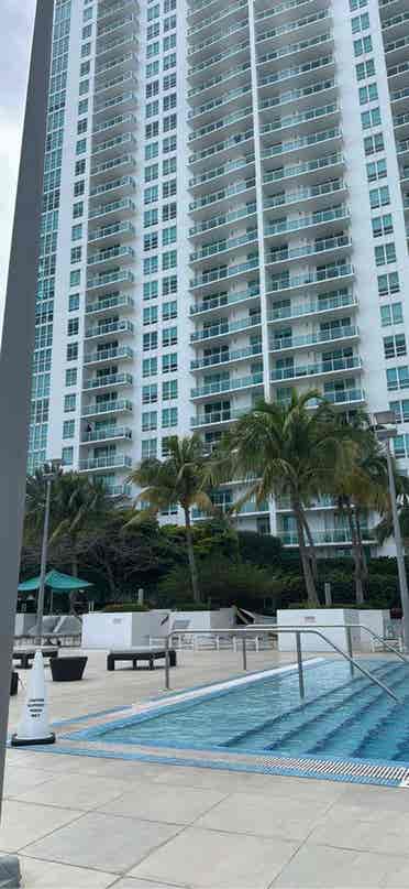 The plaza on Brickell