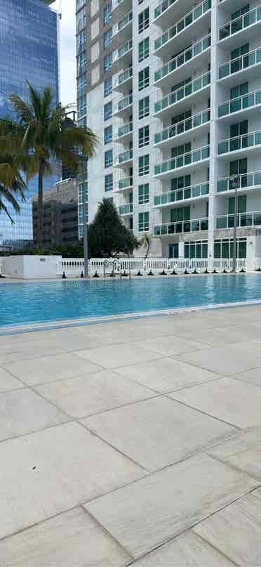 The plaza on Brickell