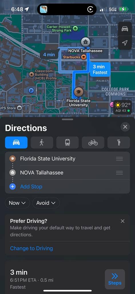 Sublease for  academic year