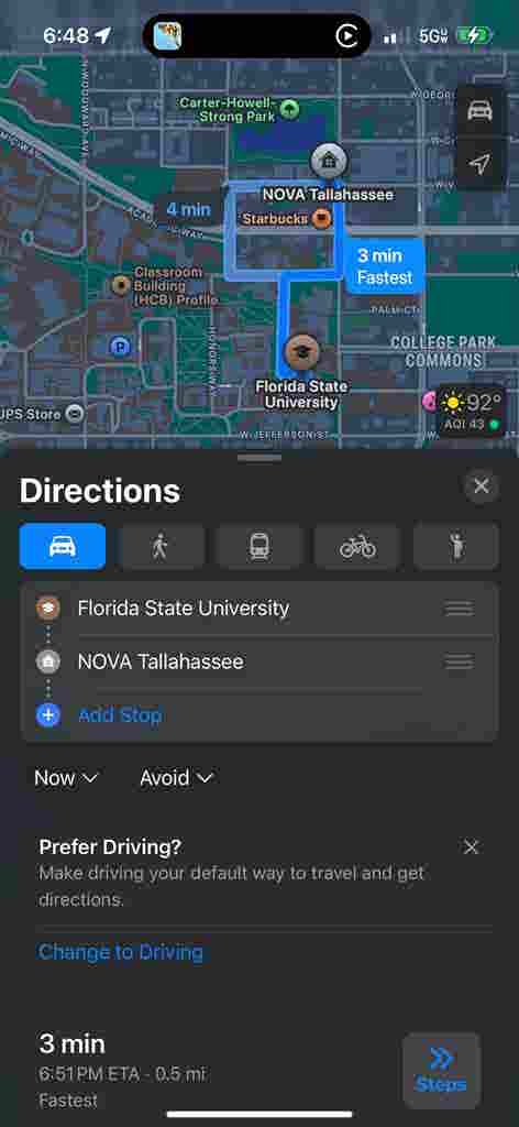 Sublease for  academic year