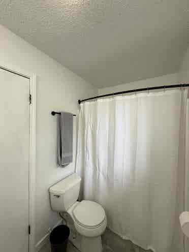 Bath utilities included!