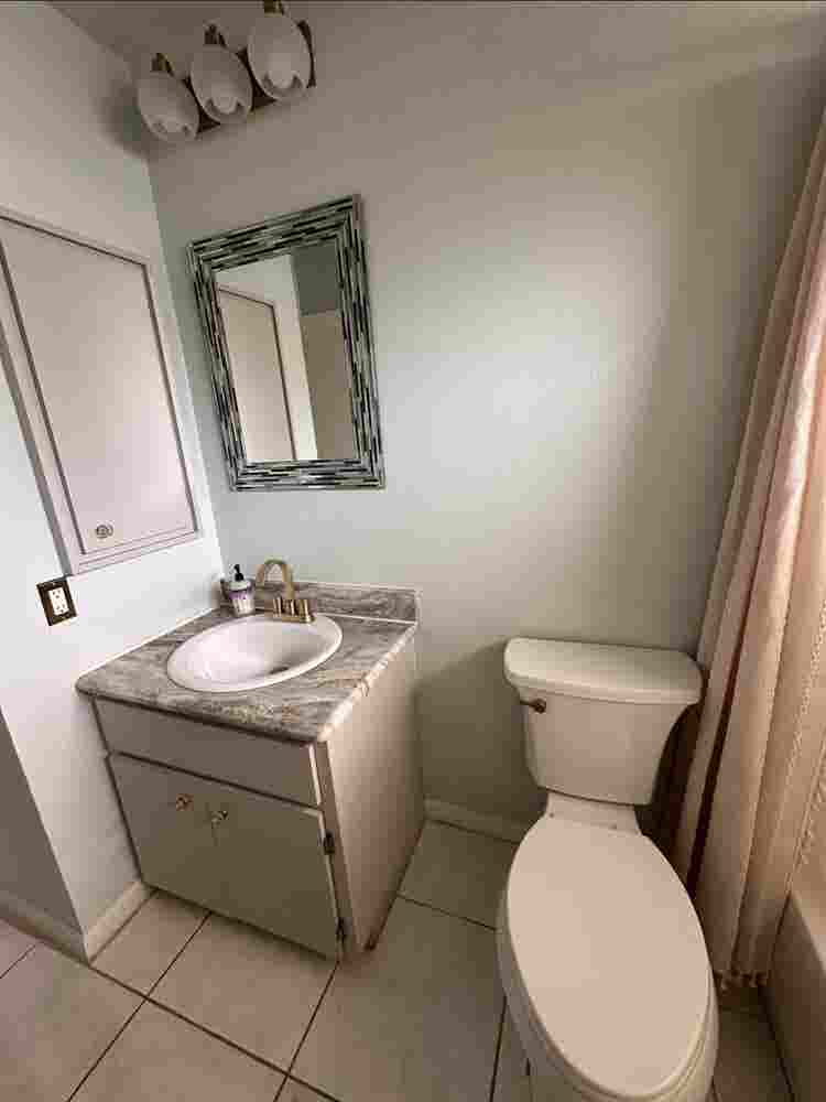 Private bedroom and full bathroom