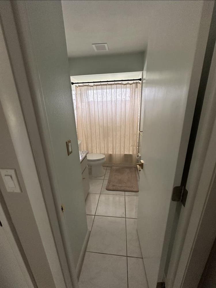 Private bedroom and full bathroom