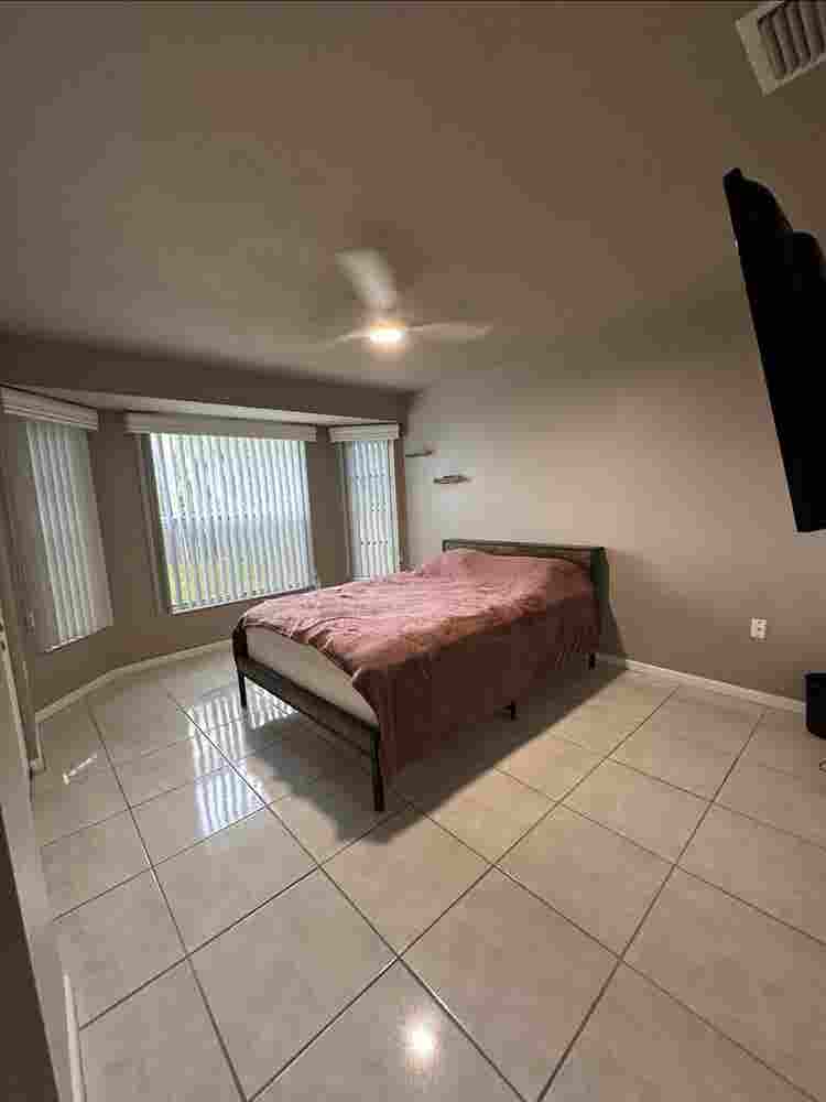 Private bedroom and full bathroom