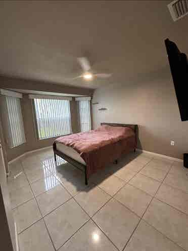 Private bedroom and full bathroom