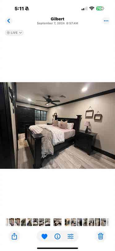Furnished apt w/garage & utilities