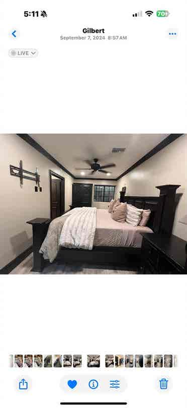 Furnished apt w/garage & utilities