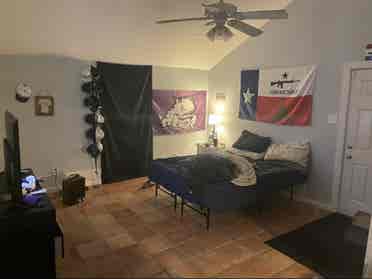 Private room with
 private amenities