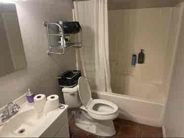 Private room with
 private amenities
