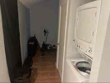 Private room with
 private amenities