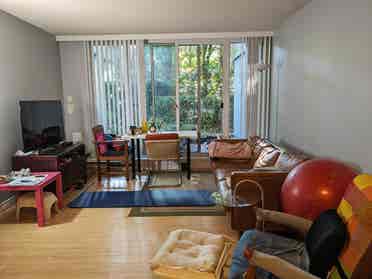 Furnished room with private bath