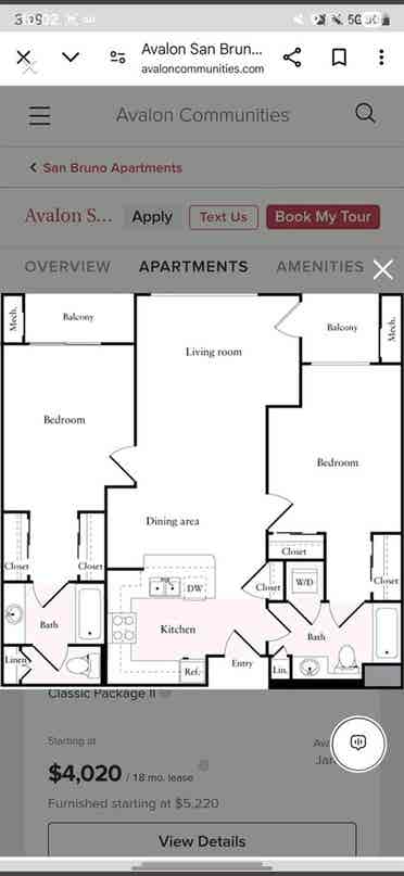 1 bedroom with private bathroom