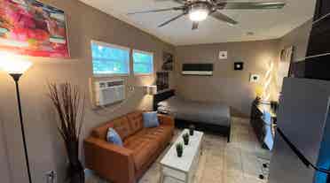 Studio for rent fully furnished
