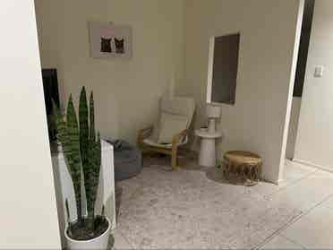 1 bedroom and small living area