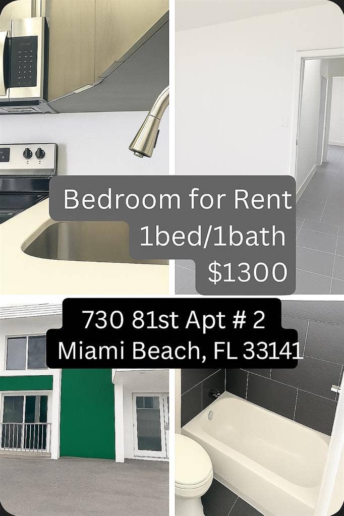 Bedroom for rent in north beach 📍
