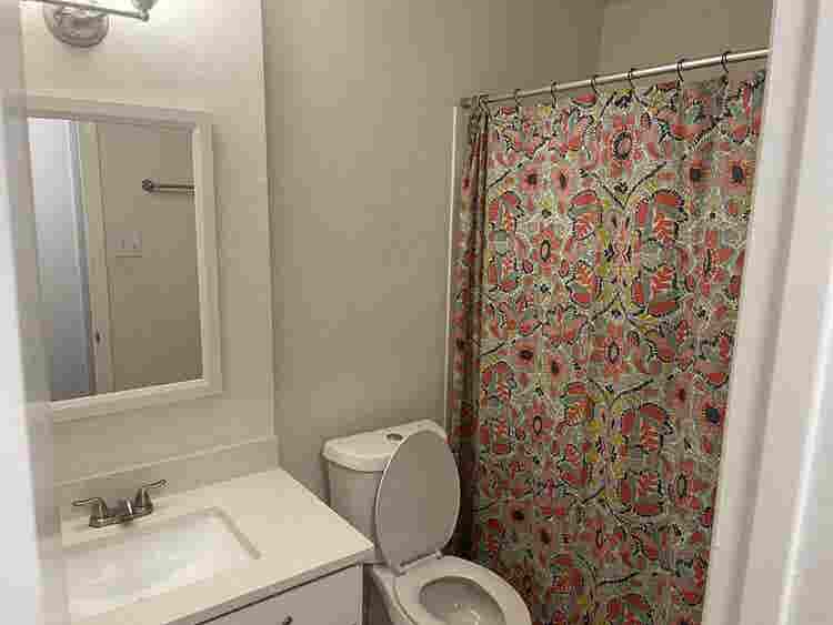 Peaceful room with private bathroom