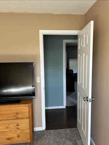 Room with closet and private bath