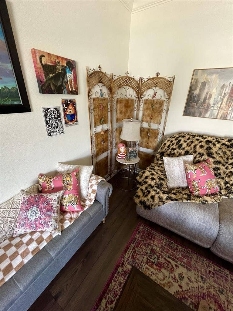 Large bedroom private bathroom