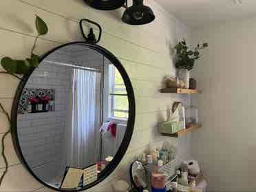 New furnished bedroom and bath
