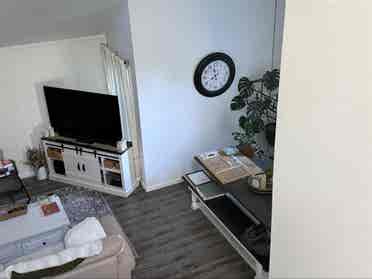 New furnished bedroom and bath