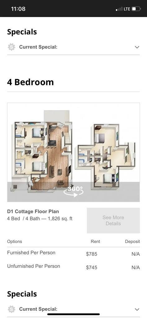 subleasing 2 rooms