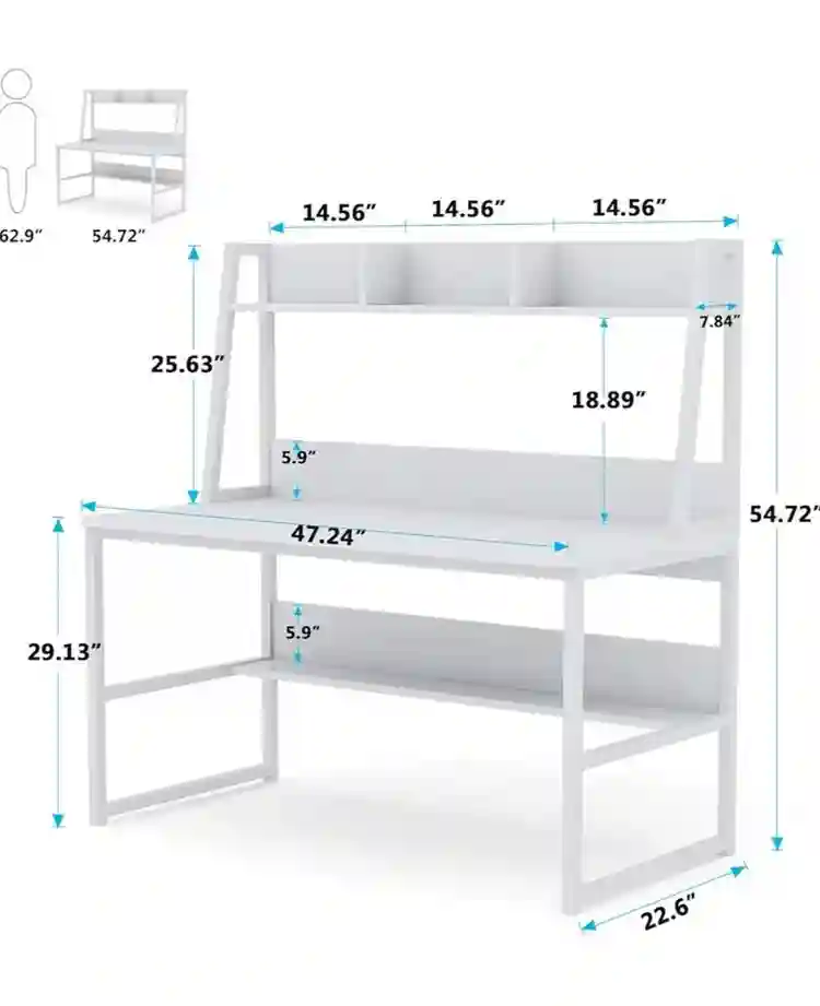 Studio Sized Bedroom + Office.