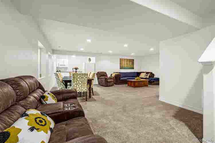 Basement with Kitchenette, 1733 sf!