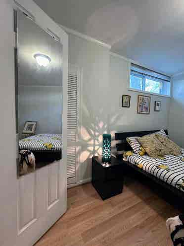 Private Room in sunlit basement