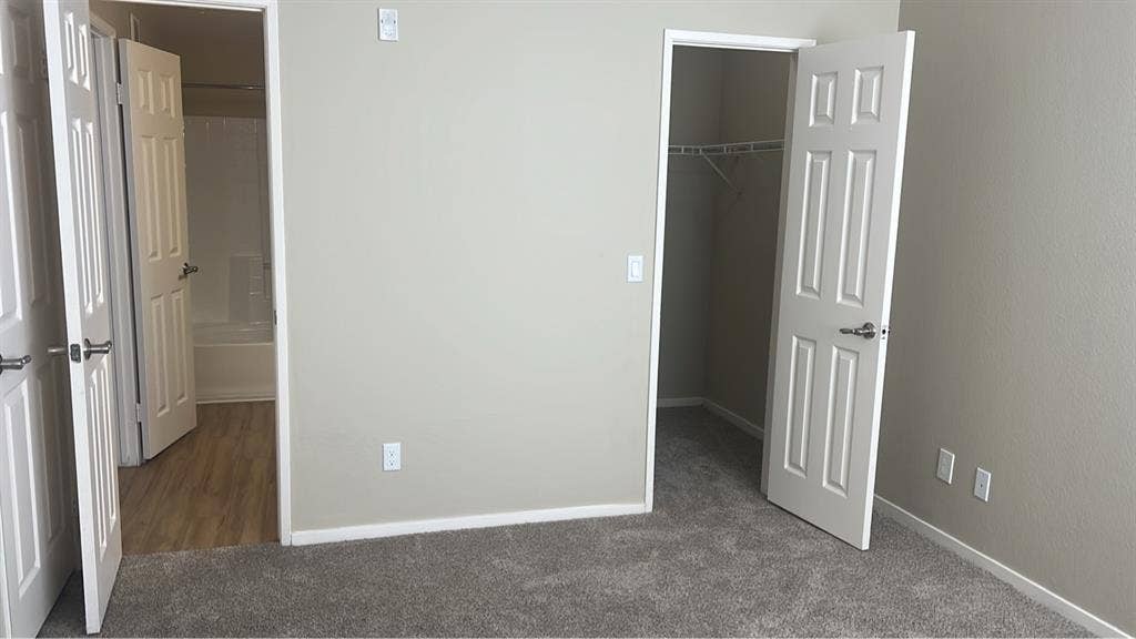 A room with a private bathroom