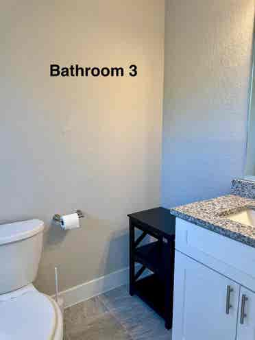 3 Bedrooms, All with Ensuite Baths