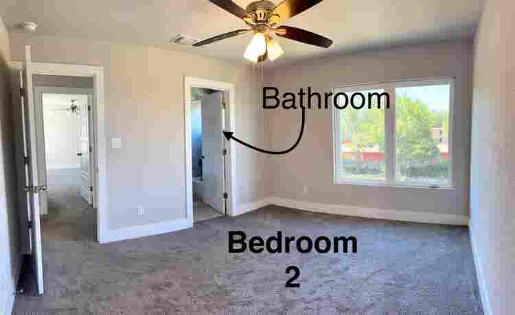 Furnished Bedroom w Ensuite Bath