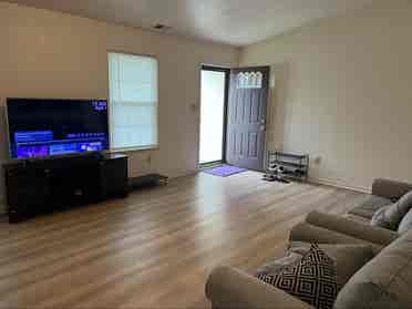 1 
bedroom and share bathroom