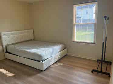 1 
bedroom and share bathroom