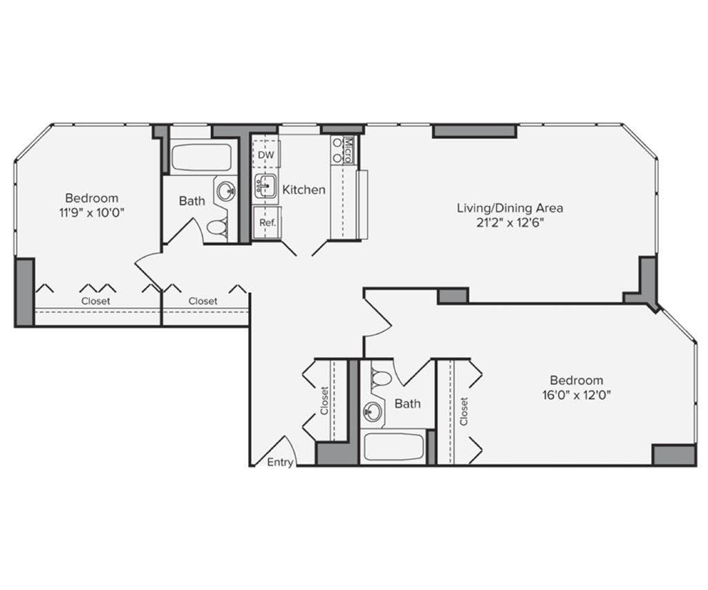 1 Room available in bath