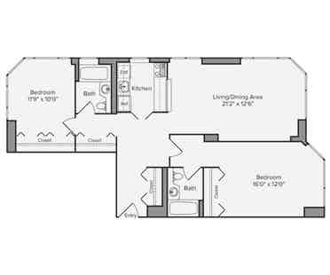 1 Room available in  bath