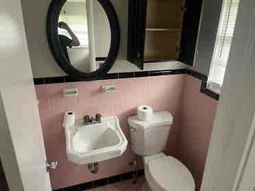 half bath with carport