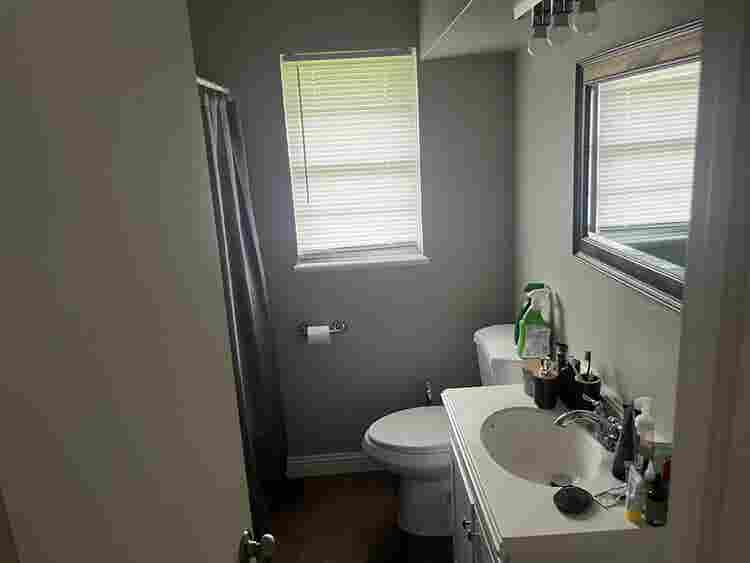 half bath with carport