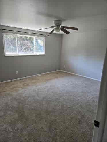 Master bedroom with attached bath